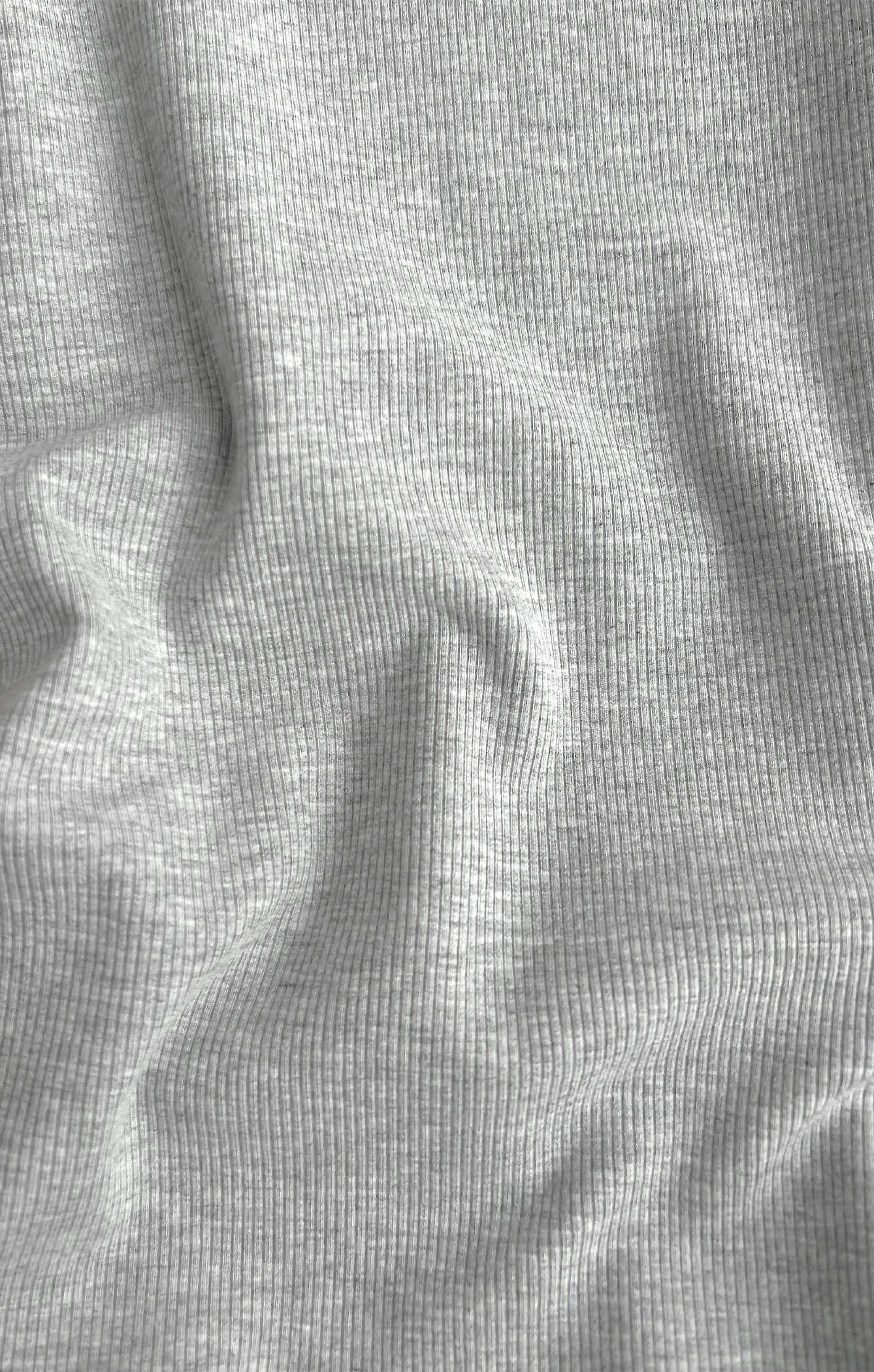 THE LUXE RIB CROP - MID GREY - Image 9