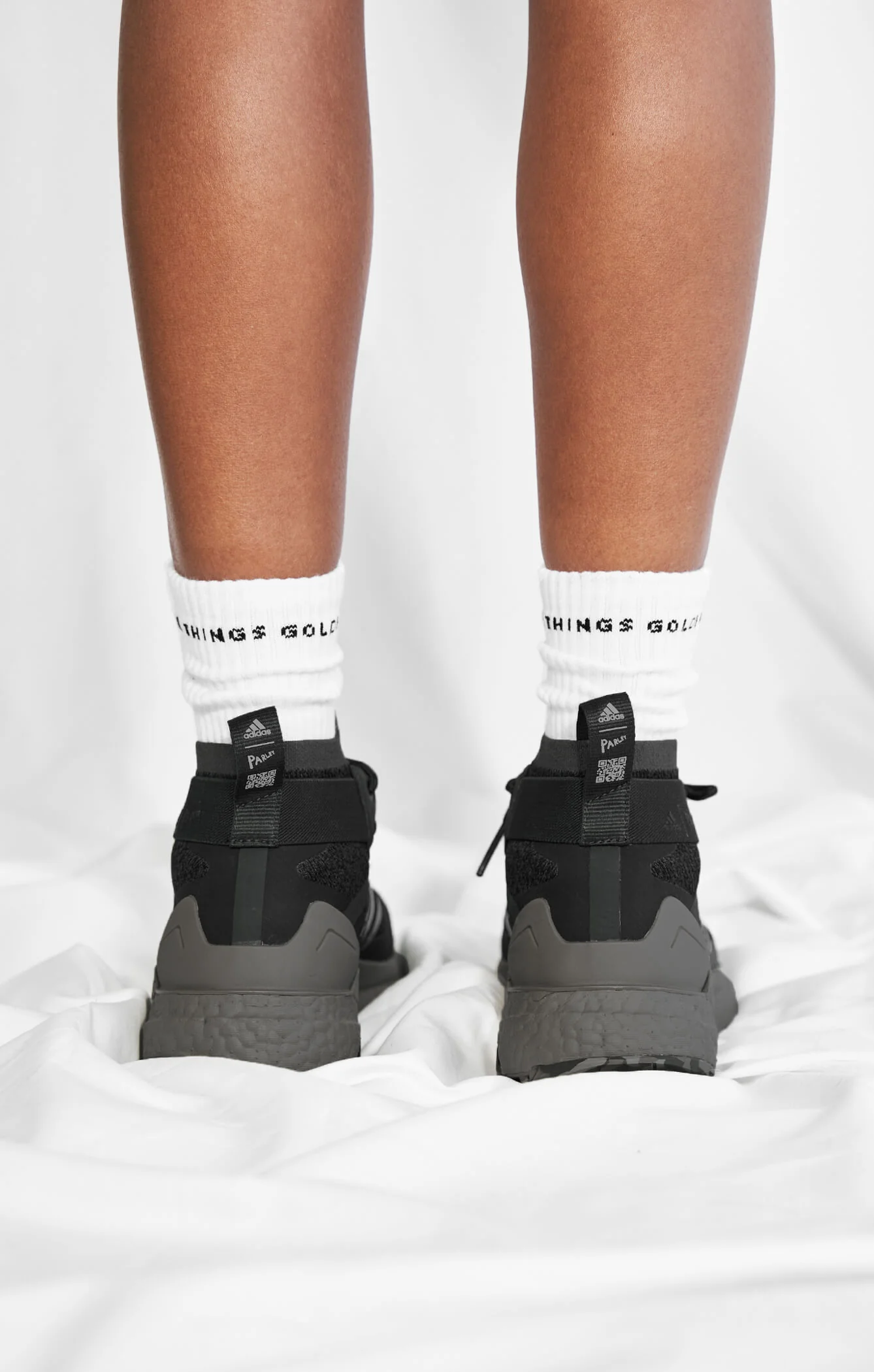 THE A.T.G CREW SOCK 3 PACK - WHITE - Image 4