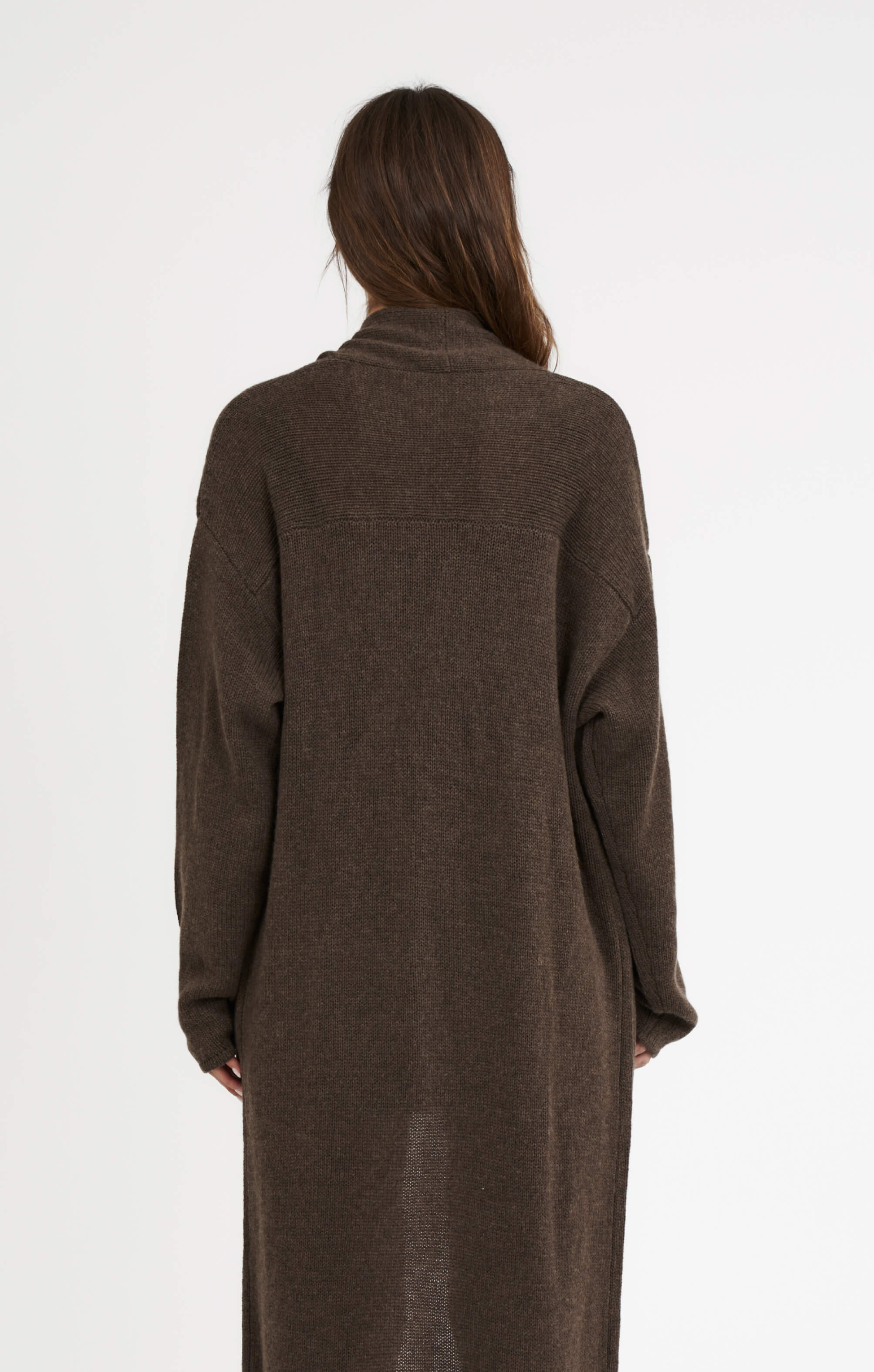 THE CARDIGAN COAT - ESPRESSO MARLE - Image 5