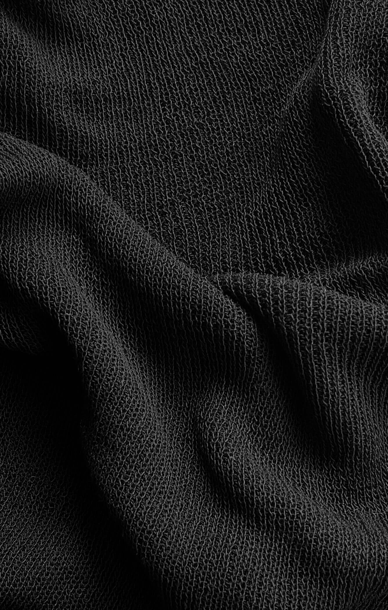 THE CROPPED KNITTED LONG SLEEVE - BLACK - Image 8