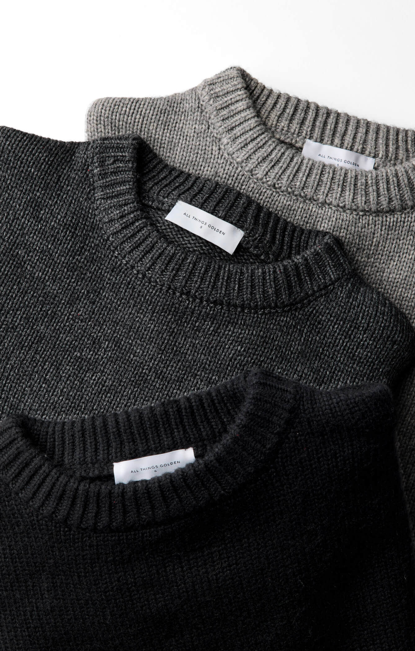 THE HEAVY KNIT LONG - CHARCOAL - Image 7