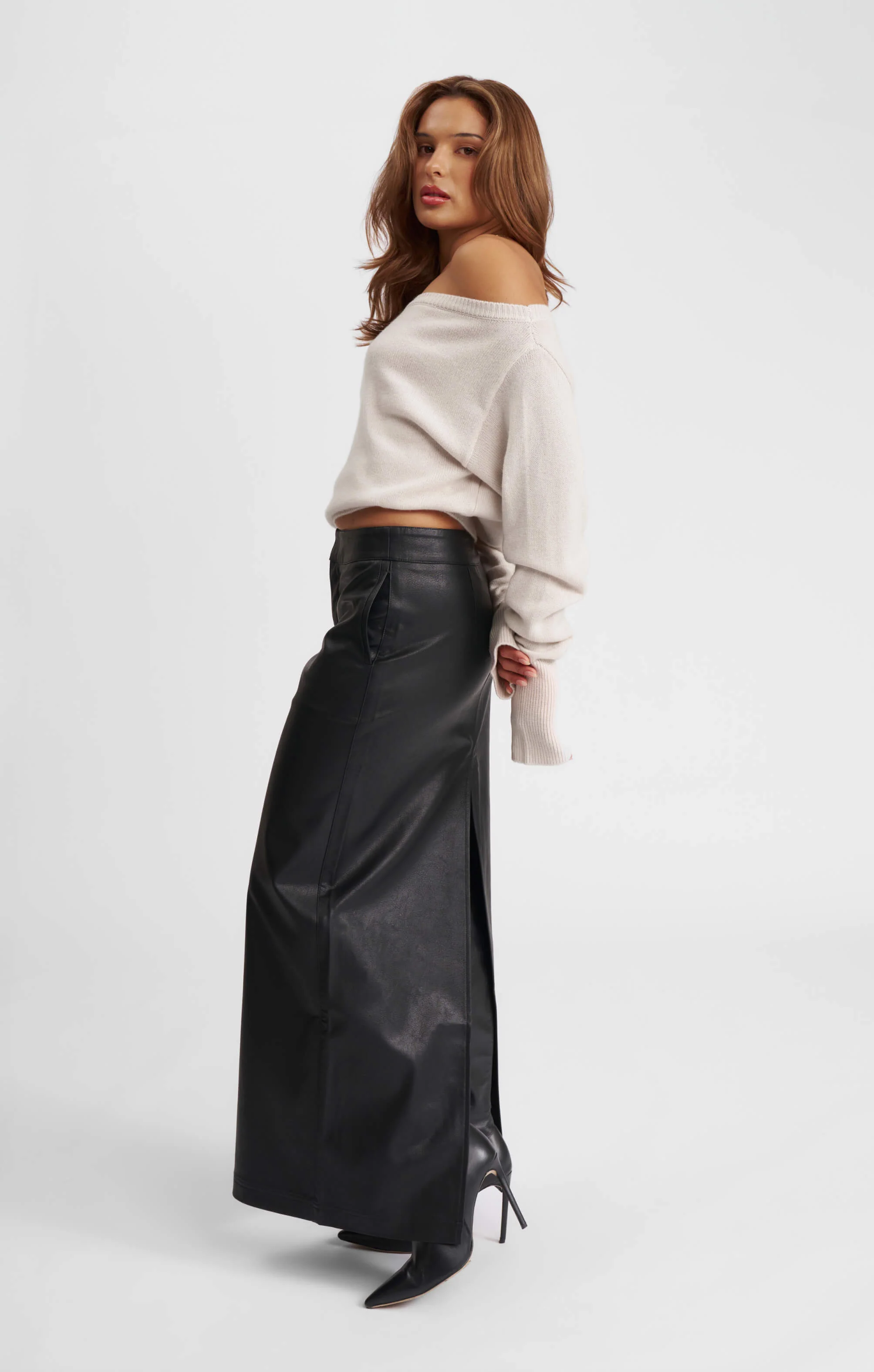 THE PEBBLED™ LOW RISE MAXI SKIRT - Image 6